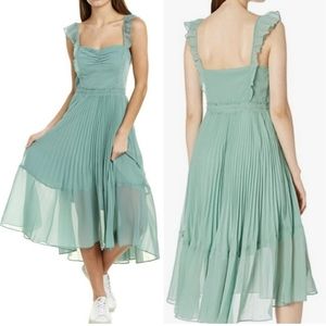 Club Monaco pleated flounce dress 2
